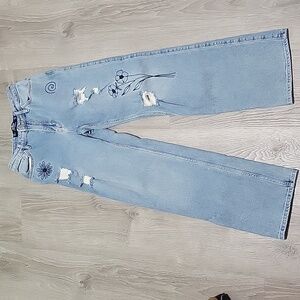 Embroidered jeans